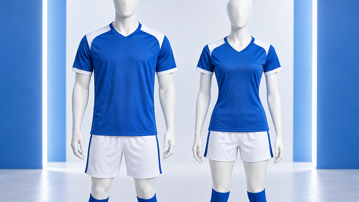 Camisa de futebol masculina ou feminina: qual a diferença?
