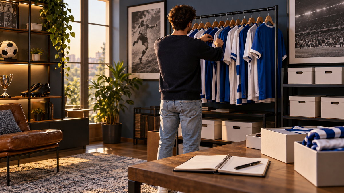 Como começar uma coleção de camisas de futebol