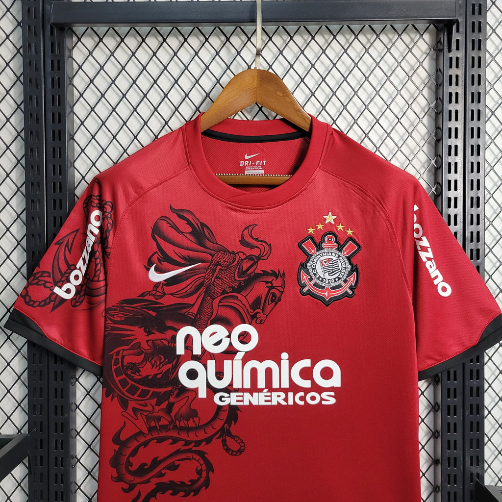 Camisa Corinthians III 11/12 - Versão Retrô Vermelha