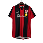 Camisa Retrô Eintratch Frankfurt 1999/00 Vermelho e Preto