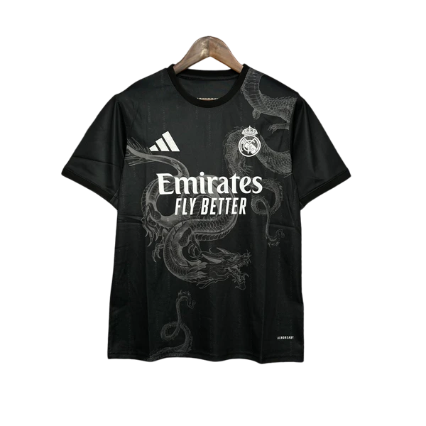 Camisa Real Madrid Edição Especial Preta 24/25 - Torcedor Masculina Lançamento