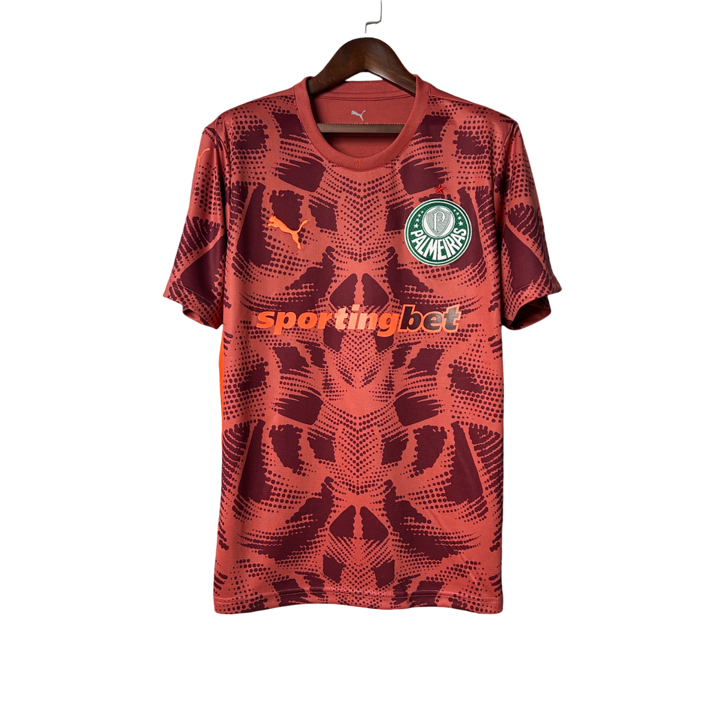 Camisa Palmeiras Goleiro 25/26 - Torcedor Masculino - Vermelha