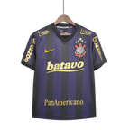 Camisa Corinthians Third 09/10 - Versão Retrô Roxa e preta