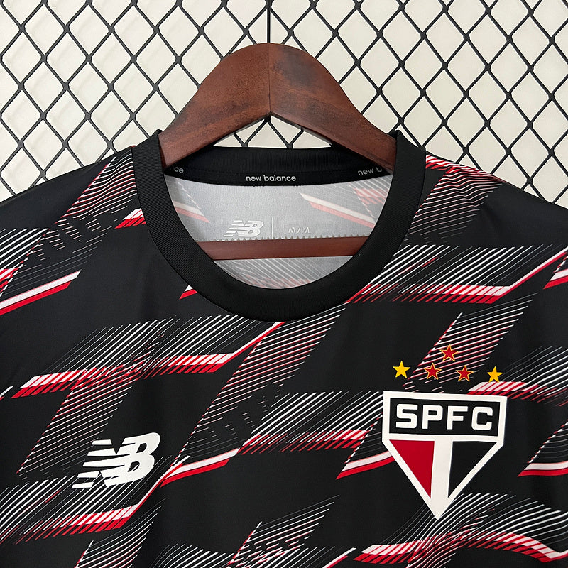 Camisa São Paulo Pré-Jogo 24/25 - Torcedor Masculina Lançamento