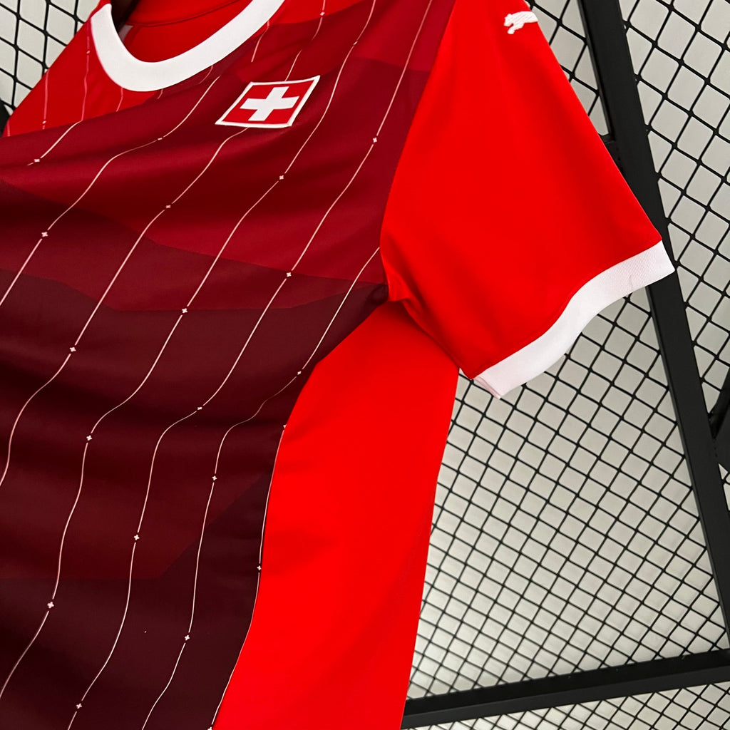Camisa Suiça Home 24/25 - Torcedor Masculina Lançamento