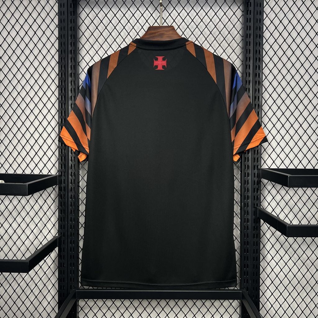 Camisa Vasco Pré-Jogo Preta 24/25 - Torcedor Masculina