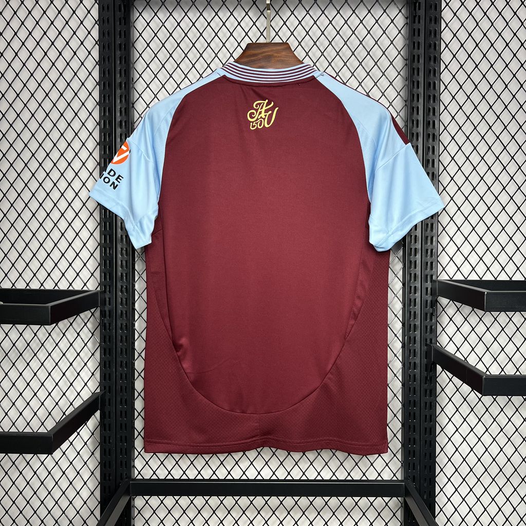 Camisa Aston Villa Home 24/25 - Torcedor Masculina Lançamento