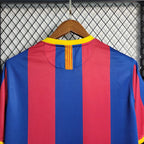 Camisa Barcelona Retrô I Home 2010/11 Torcedor Masculino Vermelho e Azul