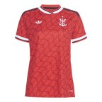 Camisa Flamengo III 2026/27 Torcedor Adidas Feminina - Vermelho+Preto