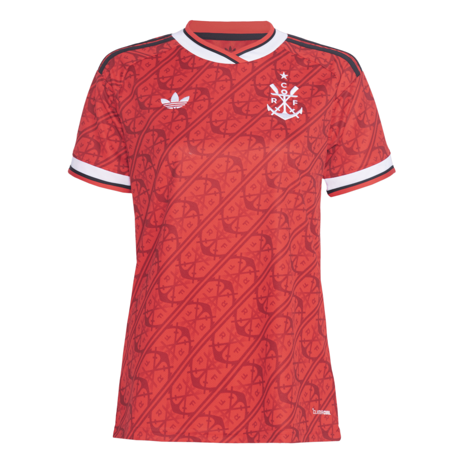 Camisa Flamengo III 2026/27 Torcedor Adidas Feminina - Vermelho+Preto