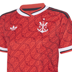 Camisa Flamengo III 2026/27 Torcedor Adidas Feminina - Vermelho+Preto