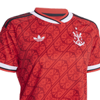 Camisa Flamengo III 2026/27 Torcedor Adidas Feminina - Vermelho+Preto