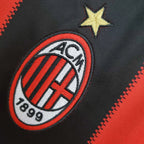 Camisa Milan Retrô 2010/2011 Vermelha e Preta