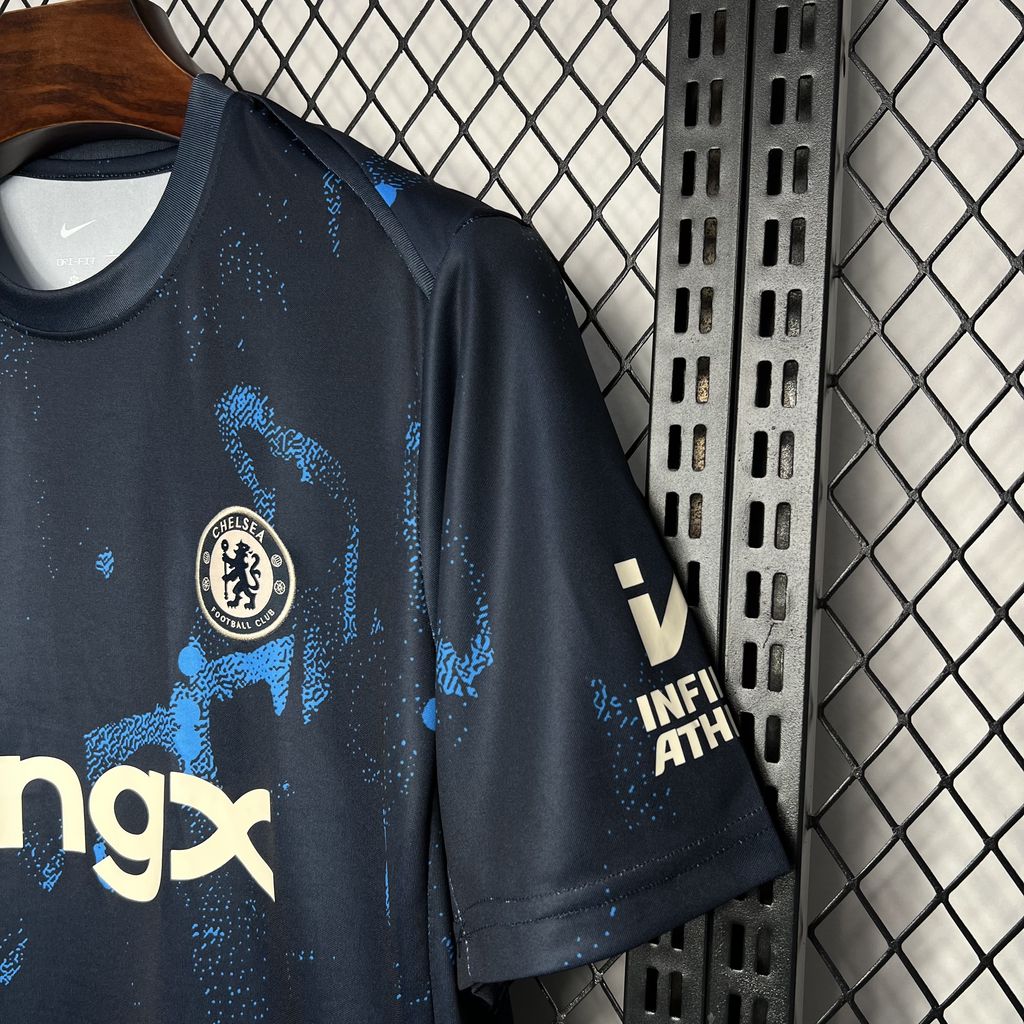 Camisa Chelsea Pré Jogo 24/25 - Torcedor Masculina Lançamento
