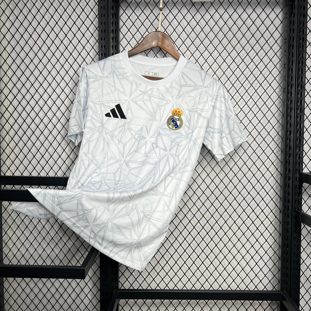 Camisa Real Madrid Pré Jogo 24/25 - Torcedor Masculina Lançamento