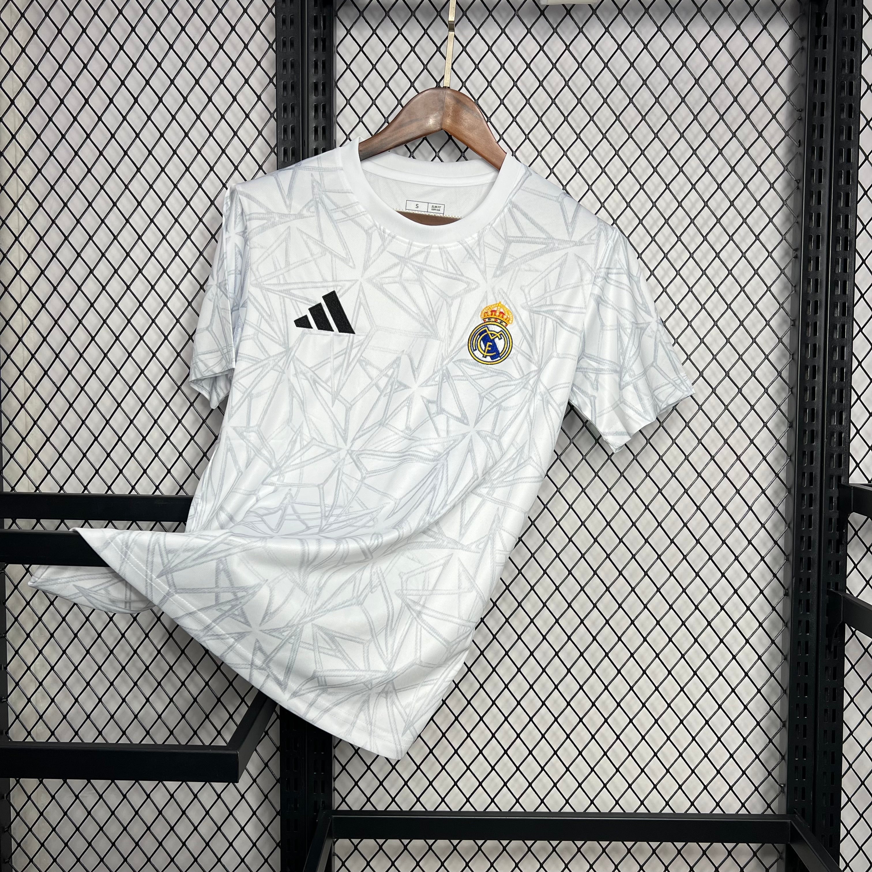 Camisa Real Madrid Pré Jogo 24/25 - Torcedor Masculina Lançamento