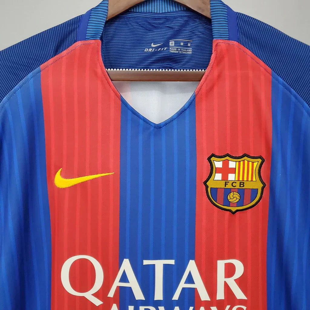 Camisa Retrô Barcelona 2012/13 Masculino Azul Grená