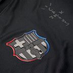 Camisa Barcelona Away x Travis Scott All Black 24/25 - Torcedor Masculina