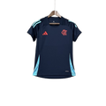 Camisa Flamengo Treino Azul Escuro 25/26 - Versão Feminina