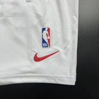 Shorts NBA Miami Heat 23/24 Casual - Vermelho - Branco - Preto