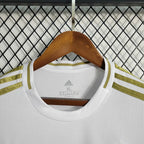 Camisa Real Madrid I Home 2019/20 Retrô Manga Longa Masculina - Branco