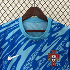 Camisa Portugal Goleiro Azul 24/25 - Versão Torcedor Masculina