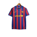 Camisa Retrô Barcelona Home 09/10 Torcedor Masculina - Azul e Grená