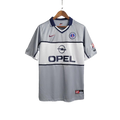 Camisa Retrô PSG Away 2000/01 Masculino Cinza e Branco