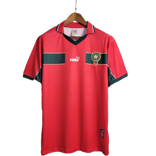 Camisa Retrô Marrocos Home 1998/99 Vermelho