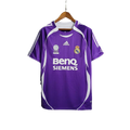Camisa Real Madrid Away 2006/07 Retrô - Roxa