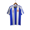 Camisa Retrô Espanyol I Home Massana 1984/89 Masculino Azul e Branco