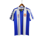 Camisa Retrô Espanyol I Home Massana 1984/89 Masculino Azul e Branco