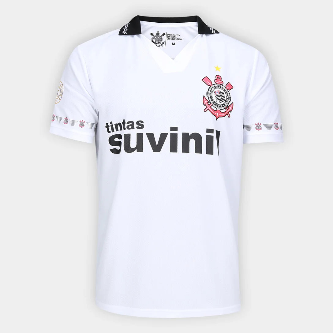 Camisa Corinthians Retrô Suvinil 1995 Masculina