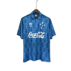 Camisa Cruzeiro Titular 93/94 - Versão Retrô Coca-Cola Azul