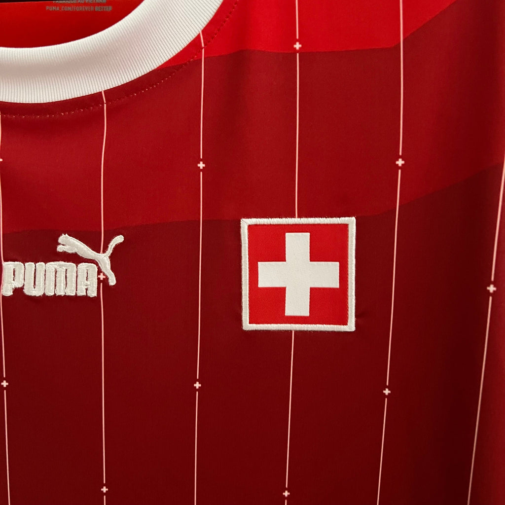 Camisa Suiça Home 24/25 - Torcedor Masculina Lançamento