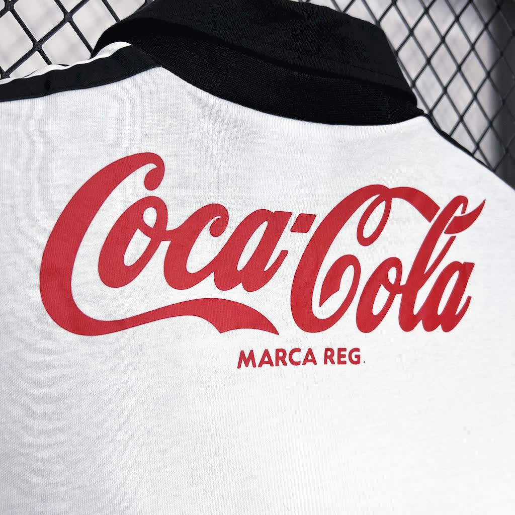 Camisa Vasco Fora 1998 - Versão Retrô + Coca-Cola