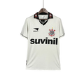 Camisa Corinthians Titular 1996 - Versão Retrô Branca Suvinil
