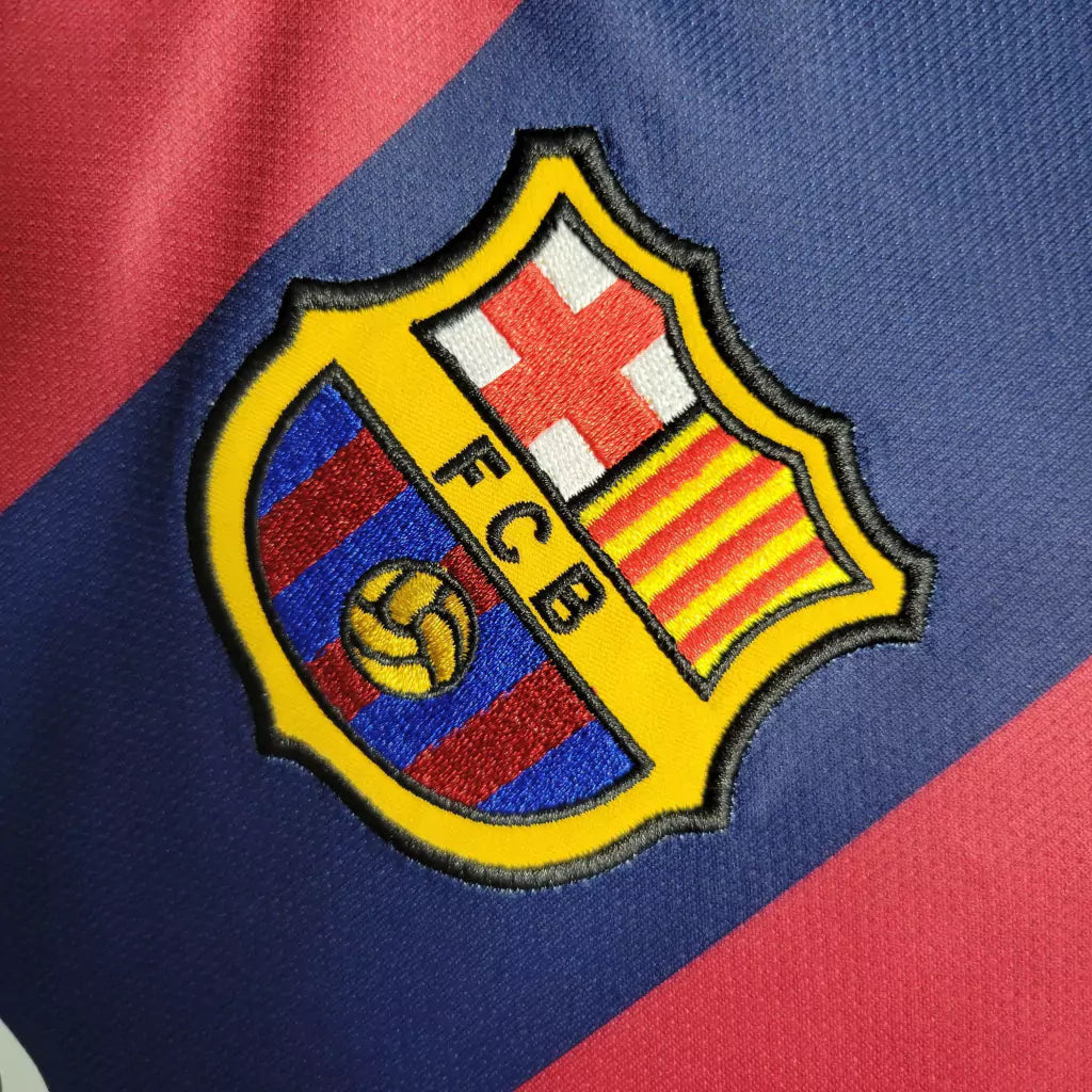 Camisa Retrô Barcelona Manga Longa 2014/15 Masculino