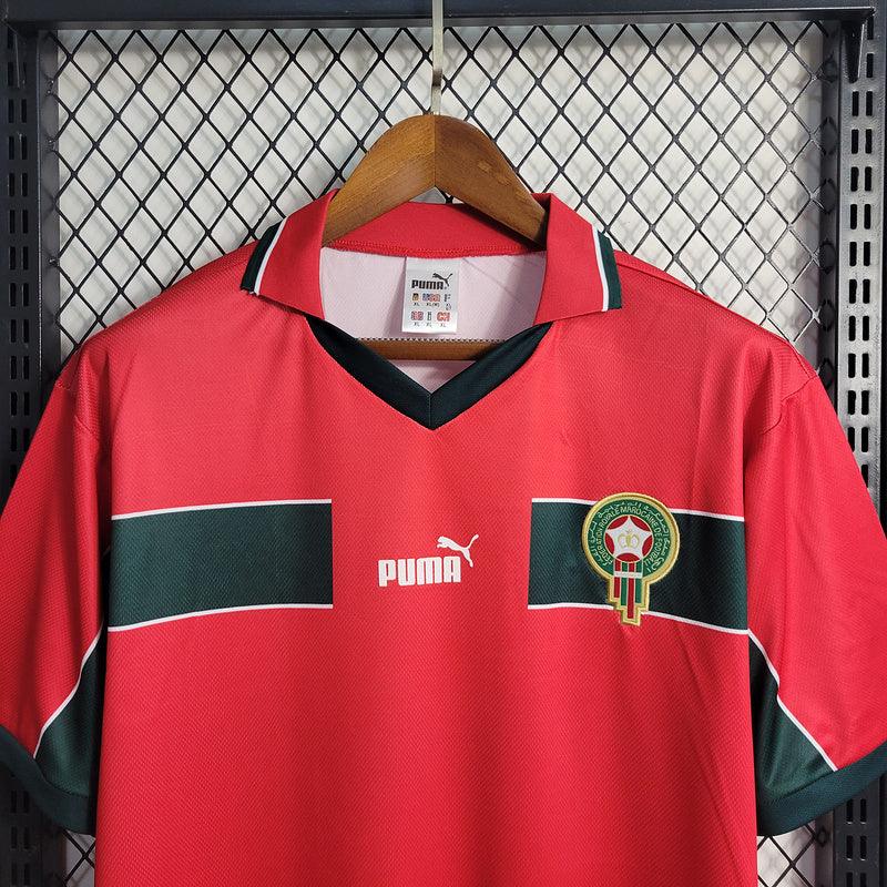 Camisa Retrô Marrocos Home 1998/99 Vermelho