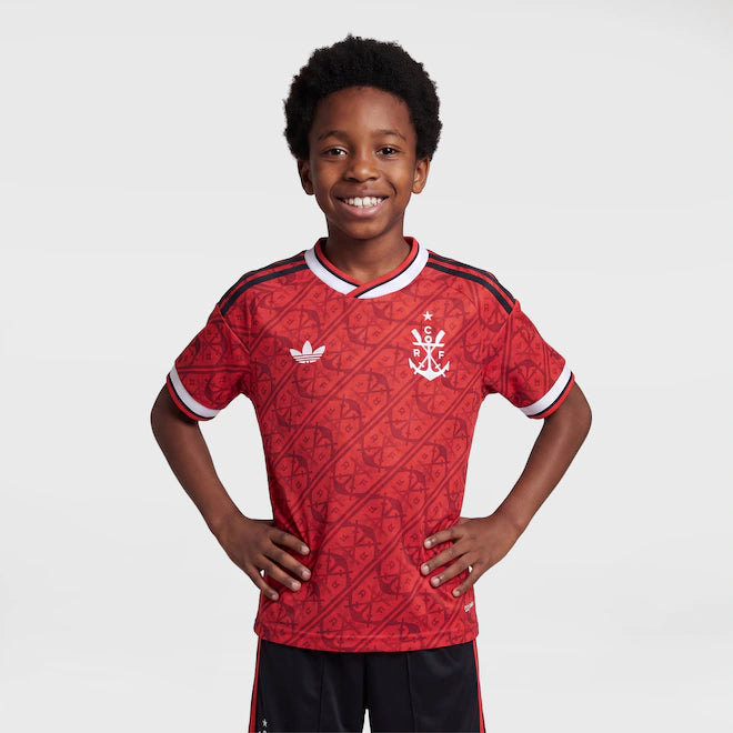 Camisa do Flamengo III 2026/27 Adidas Torcedor Infantil