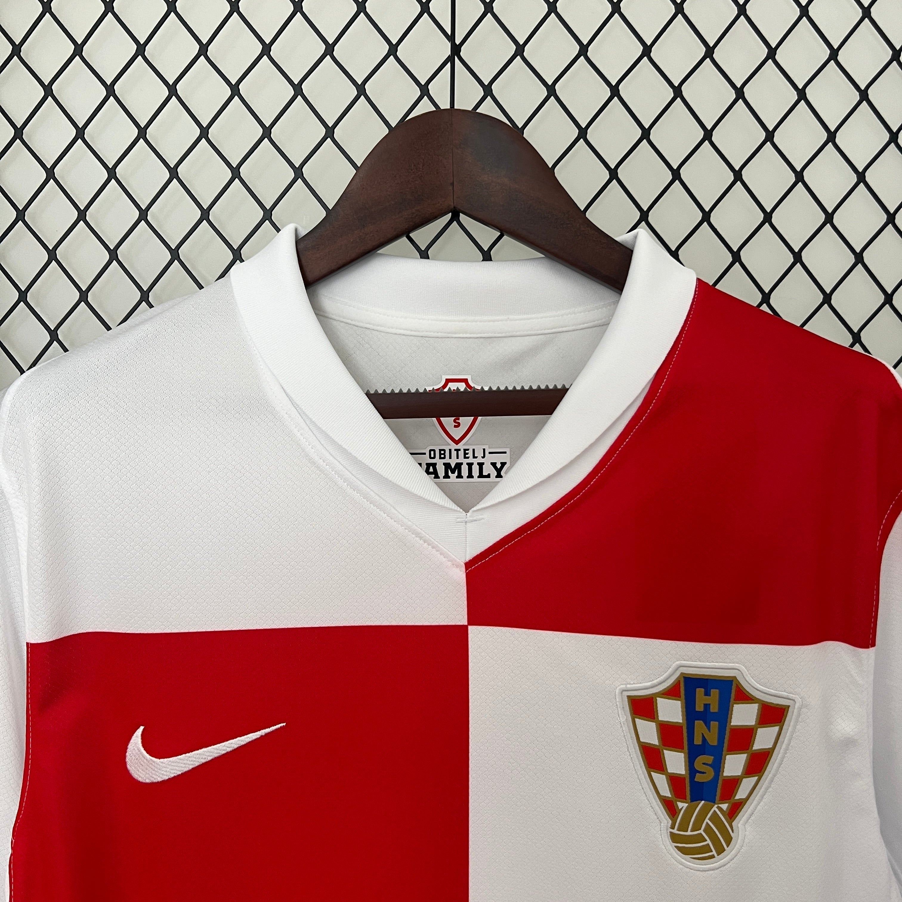 Camisa Croácia Home 24/25 - Torcedor Masculina Lançamento