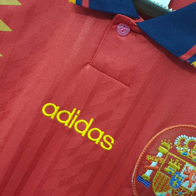 Camisa Espanha Retrô 1994 Vermelha