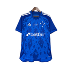 Camisa Cruzeiro Titular Todos Patrocínios 24/25 - Torcedor Masculina