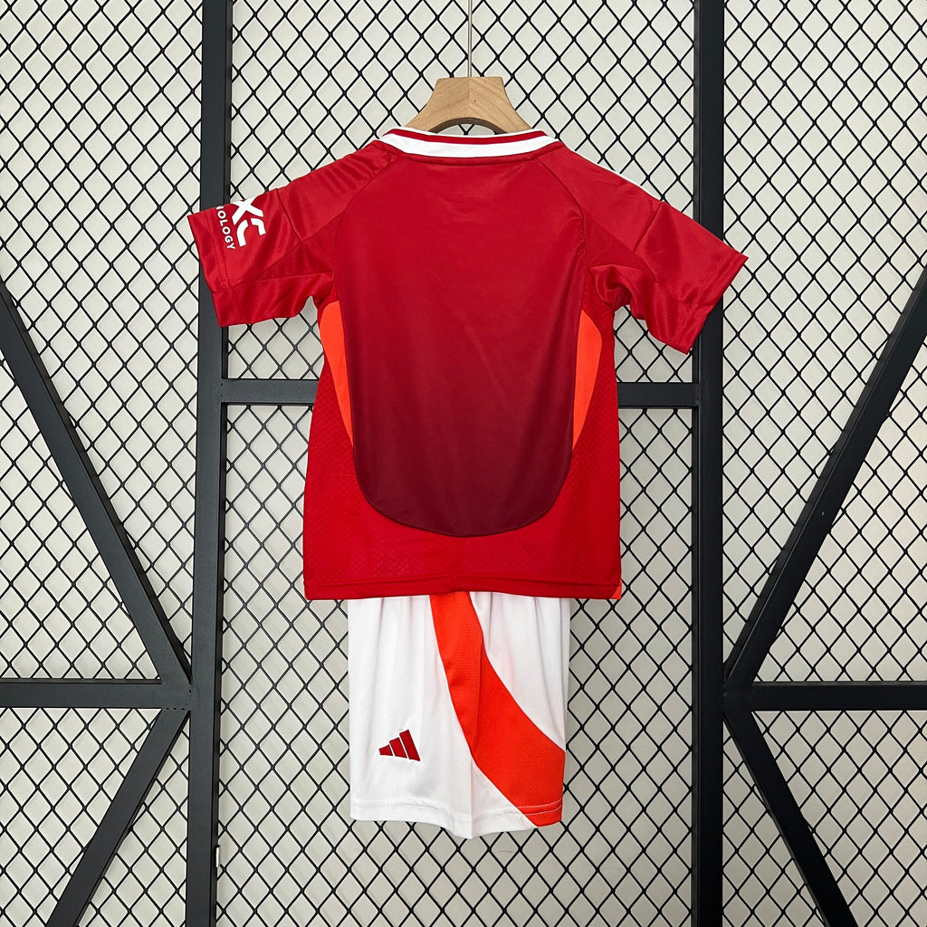 Conjunto Infantil Manchester United Home 24/25
