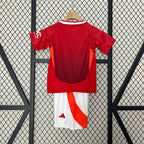 Conjunto Infantil Manchester United Home 24/25