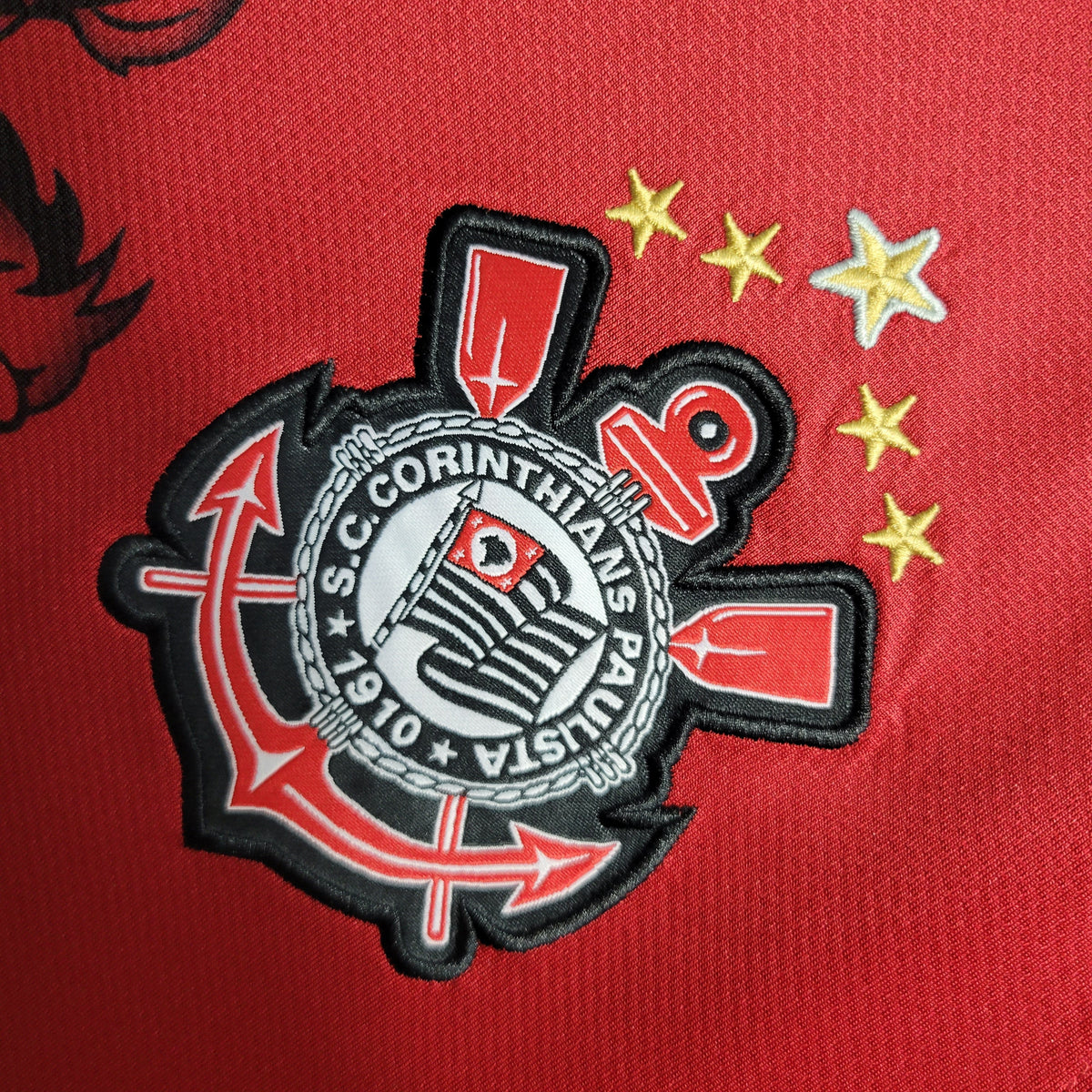 Camisa Corinthians III 11/12 - Versão Retrô Vermelha