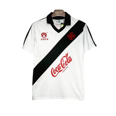 Camisa Vasco Fora 1998 - Versão Retrô + Coca-Cola