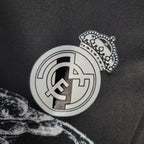 Camisa Retrô Real Madrid Manga Longa III Third 2014/15 Masculino Preto