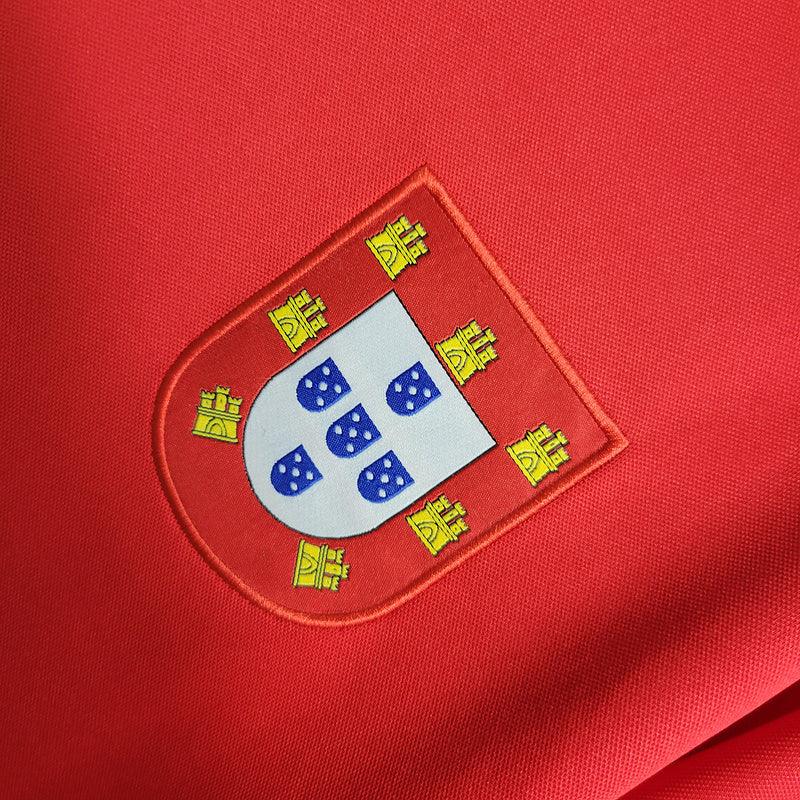 Camisa Portugal Home 1972 Retrô- Vermelha