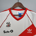 Camisa River Plate Home 1986/87 Retrô Masculina - Branco